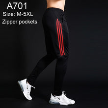 Laden Sie das Bild in den Galerie-Viewer, Herren Reißverschluss Athletic Gym Hose