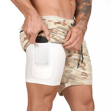 Laden Sie das Bild in den Galerie-Viewer, Männer 2 in 1 Laufshorts
