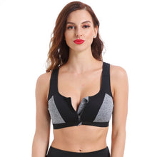 Laden Sie das Bild in den Galerie-Viewer, Reißverschluss Push Up Sport-BHs
